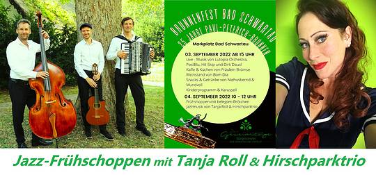 Jazz-Frühschoppen mit Tanja Roll & Hirschparktrio